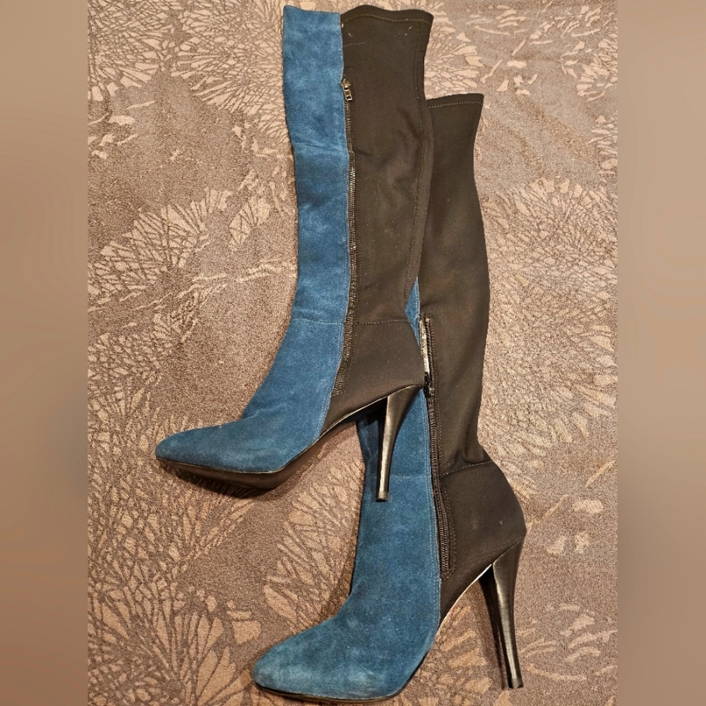 Over the knee Suede Stretch Boot